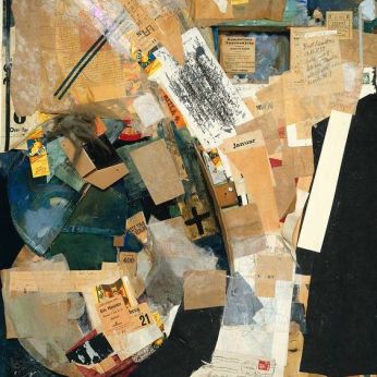 Kurt Schwitters: Picture of Spatial Growths - Picture with Two Small Dogs, 1920-39.